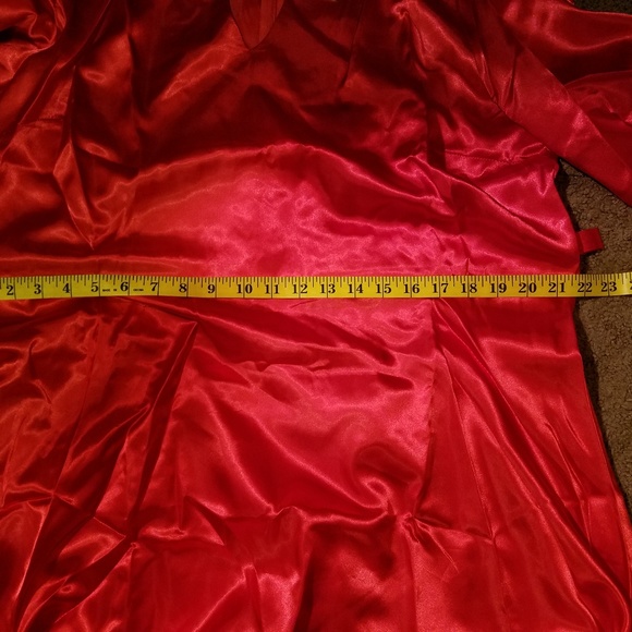 ⛄3x HP⛄NWT ASOS Curve Club L Satin Skater Dress - Picture 5 of 5